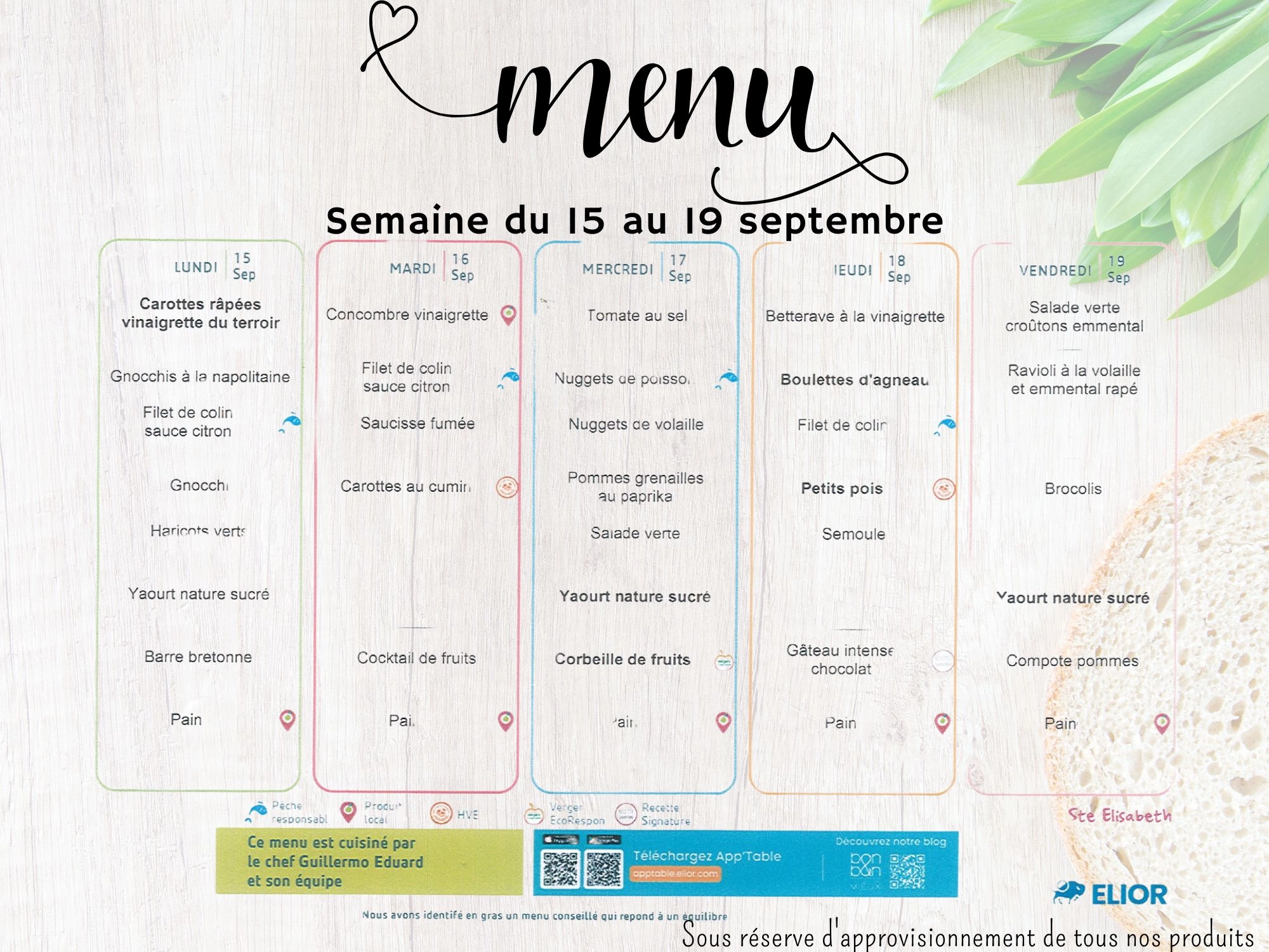 Menu 1509